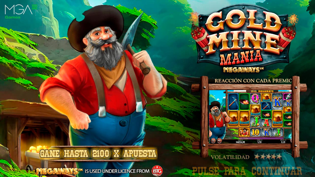 MGA Games - Gold Mine Mania Megaways